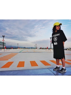 「Nike flyknit」｜harucaさん（レディース・148cm）の春コーディネート
