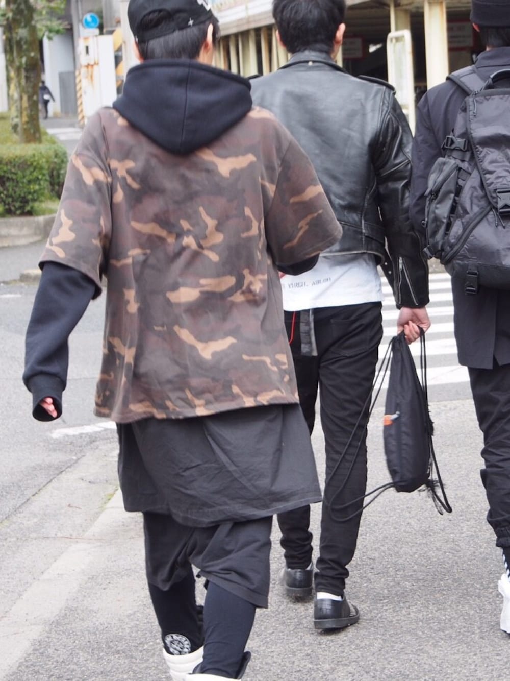 「FRESH.I.AM、MORT Paris、yeezy、drkshdw、Chrome Hearts、RICK OWENS、SCHOTT、off white、Saint Laurent、ootd」｜「yeezyのアイテム（Tシャツ/カットソー、その他）」を使った、ひろとさん（メンズ・175cm）の秋コーディネートの1枚目の写真