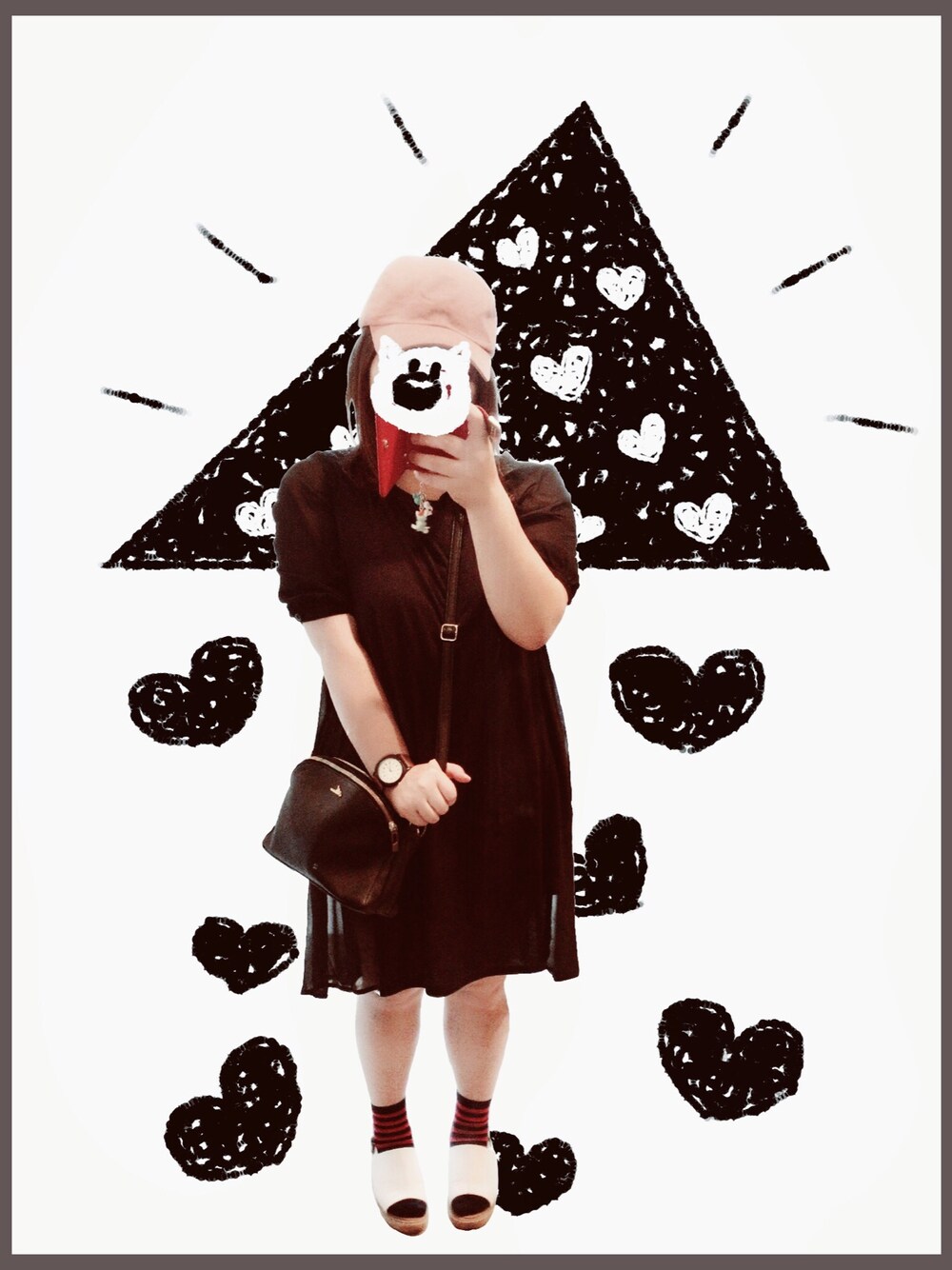 「ぽっちゃり、ぽっちゃりコーデ、でぶ、ワンピース」｜「RETRO GIRLのアイテム（ワンピース、ブルー系）」を使った、さちこさん（レディース・147cm）の秋コーディネートの1枚目の写真
