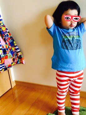 む＆ぽさん（キッズ・60cm）の春コーディネート