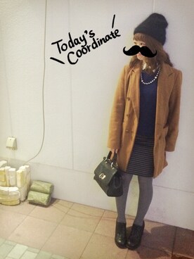 かなさん（レディース・151cm）の冬コーディネート