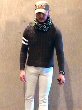 「アイテム（腕時計）」を使った、大竹辰郎さん（メンズ・170cm・50代）の春コーディネート