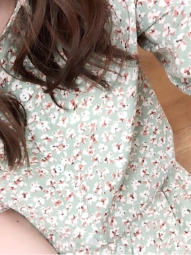 「RAY CASSIN（レイカズン）のアイテム（シャツワンピース）」を使った、り   な    ( ♡ )さん（レディース・149cm）の春コーディネート
