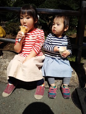 「おめかしコーデ」｜sayさん（キッズ・110cm）の春コーディネート