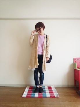 「アイテム（シャツワンピース）」を使った、sayさん（レディース・160cm・20代）の春コーディネート