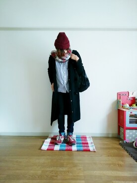 「ハグマグ」｜「アイテム（その他）」を使った、sayさん（レディース・160cm）の秋コーディネート