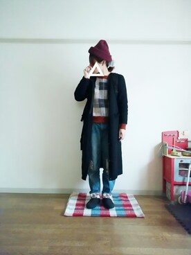 「ハグマグ」｜「アイテム（その他）」を使った、sayさん（レディース・160cm）の冬コーディネート