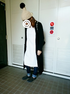 「ハグマグ」｜「アイテム（その他）」を使った、sayさん（レディース・160cm）の冬コーディネート