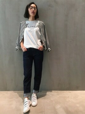 「MARC JACOBS」｜ホーリーさん（レディース・162cm）の冬コーディネート