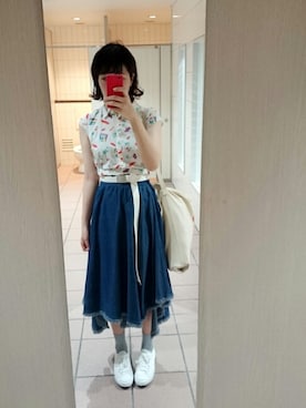 「zootie」｜「アイテム（ワンピース）」を使った、のいちゃんさん（レディース・167cm）の夏コーディネート