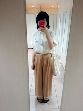「zootie」｜「アイテム（サンダル）」を使った、のいちゃんさん（レディース・167cm）の夏コーディネート