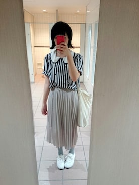 「zootie」｜「アイテム（スニーカー）」を使った、のいちゃんさん（レディース・167cm）の夏コーディネート