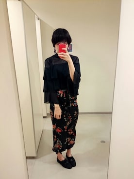 「あちゃちゅむ」｜「アイテム（バレエシューズ）」を使った、のいちゃんさん（レディース・167cm）の秋コーディネート