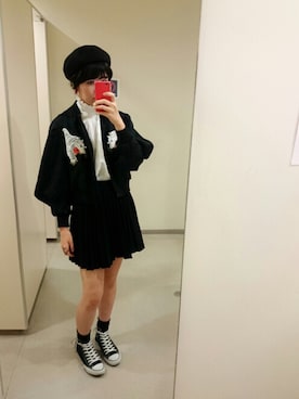 「あちゃちゅむ」｜「アイテム（ブルゾン）」を使った、のいちゃんさん（レディース・167cm）の秋コーディネート