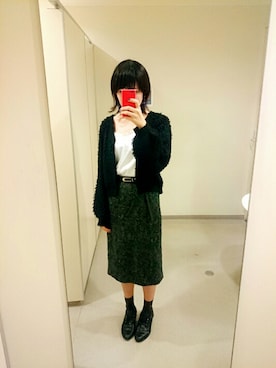 「革靴」｜「アイテム（キャミソール）」を使った、のいちゃんさん（レディース・167cm）の秋コーディネート