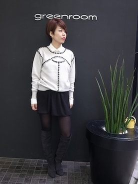 「ISABEL MARANT（イザベルマラン）のアイテム（スウェット）」を使った、greenroomさん（レディース・166cm）の秋コーディネート