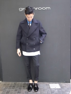 「ACNE（アクネ）のアイテム（ジャケット/アウター）」を使った、greenroomさん（メンズ・178cm）の秋コーディネート