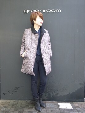 「MM6 Maison Margiela（ｴﾑｴﾑｼｯｸｽ ﾒｿﾞﾝ ﾏﾙｼﾞｪﾗ）のアイテム（ジャケット/アウター）」を使った、greenroomさん（レディース・167cm）の冬コーディネート