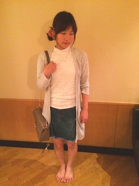 鹿田望さん（レディース・158cm）の夏コーディネート