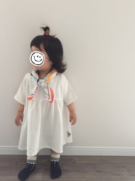 「CIAOPANIC TYPY（チャオパニックティピー）のアイテム（ソックス/靴下）」を使った、miiさん（キッズ・80cm）の春コーディネート