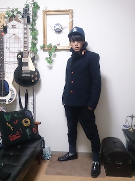 HOBiさん(メンズ・159cm)の冬コーディネート