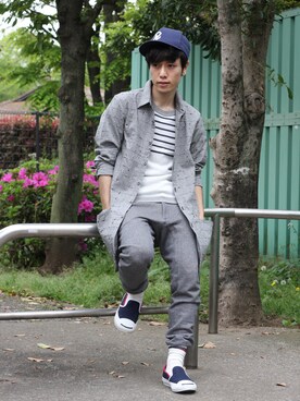 HOBiさん（メンズ・159cm）の春コーディネート