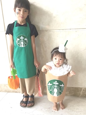「フラペチーノ」｜chiakingさん（キッズ・80cm）の秋コーディネート