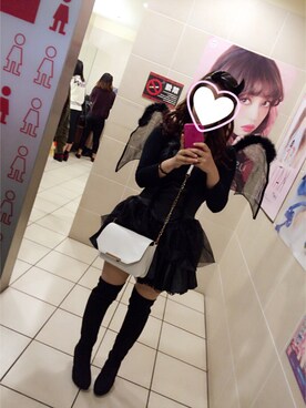 「悪魔」｜M!NAM!さん（レディース・154cm）の秋コーディネート