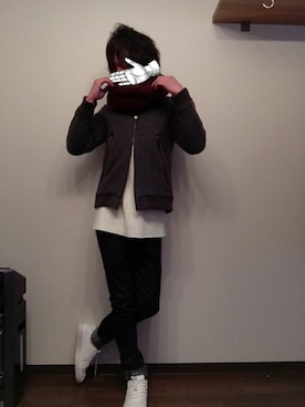 「Obelisk（オベリスク）のアイテム」を使った、ゆうさん（メンズ・175cm）の冬コーディネート