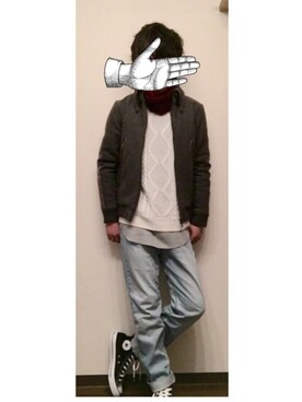 ゆうさん（メンズ・175cm）の冬コーディネート