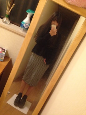 「鉛筆裙」｜こさめさん（レディース・160cm）の秋コーディネート