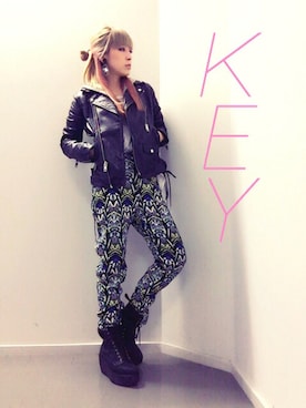 「goocy」｜KEYさん（レディース・158cm）の春コーディネート