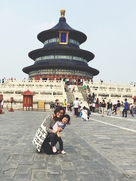 「marimekko（マリメッコ）のアイテム（エコバッグ/サブバッグ、ホワイト系）」を使った、linCさん（レディース）の秋コーディネート