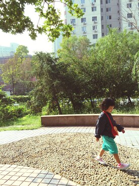 「GAP（ギャップ）のアイテム（ジャケット/アウター、その他）」を使った、linCさん（レディース）の秋コーディネート