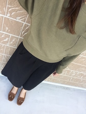 「アウターいらず」｜なさん（レディース・163cm）の秋コーディネート
