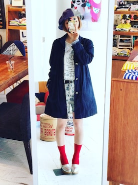 「durbuy（デュルブイ）のアイテム」を使った、akkochanさん（レディース・159cm）の春コーディネート