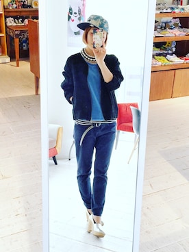 「durbuy（デュルブイ）のアイテム」を使った、akkochanさん（レディース・159cm）の春コーディネート