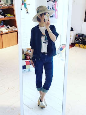 「durbuy（デュルブイ）のアイテム」を使った、akkochanさん（レディース・159cm）の春コーディネート