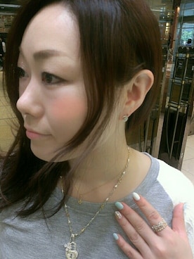 「Loree Rodkin（ローリーロドキン）のアイテム（ピアス（両耳用））」を使った、Ishiguroさん（レディース・153cm）の夏コーディネート
