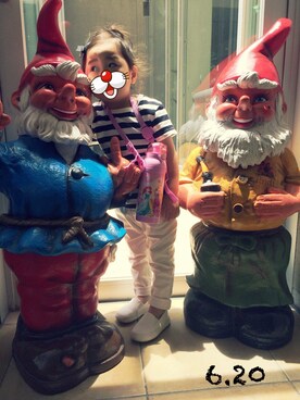 「水筒」｜なまけものさん（キッズ・90cm）の夏コーディネート