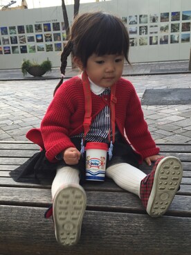 あーず♡さん（キッズ・80cm）の秋コーディネート