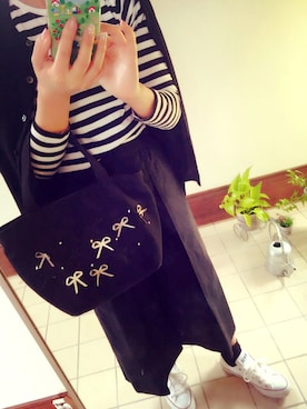 「TOCCA（トッカ）のアイテム（バッグ）」を使った、mamicha!!さん（レディース・150cm）の春コーディネート