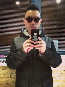 「White Mountaineering」｜「アイテム（その他アウター）」を使った、lay_see_mingさん（メンズ・168cm）の夏コーディネート