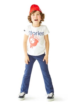 「STORIES（ストーリーズ）のアイテム（トップス）」を使った、storiesさん（キッズ・110cm）の春コーディネート