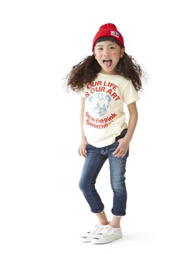 「キッズモデル」｜storiesさん（キッズ・110cm）の春コーディネート