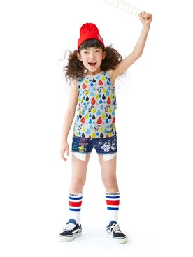 「STORIES（ストーリーズ）のアイテム」を使った、storiesさん（キッズ・110cm）の夏コーディネート