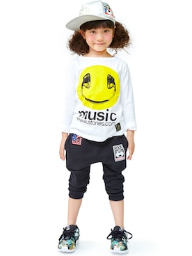 「STORIES（ストーリーズ）のアイテム」を使った、storiesさん（キッズ・110cm）の夏コーディネート