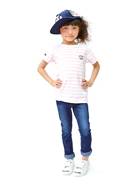 「STORIES（ストーリーズ）のアイテム」を使った、storiesさん（キッズ・110cm）の夏コーディネート