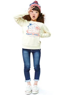 「STORIES（ストーリーズ）のアイテム」を使った、storiesさん（キッズ・110cm）の秋コーディネート