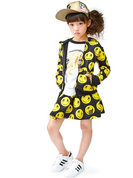 「STORIES（ストーリーズ）のアイテム」を使った、storiesさん（キッズ・110cm）の秋コーディネート